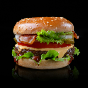 Turkey Bacon Kiss Burge
