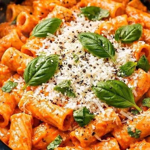 Penne en salsa roja