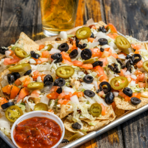 Nachos con queso
