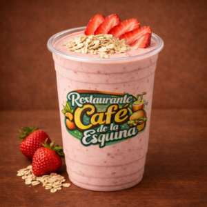 Batido Fresa con Avena